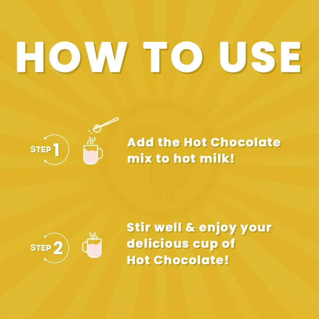 Bevzilla Hot Chocolate Powder (Hazelnut) Drink Powder With Organic Date Palm Jaggery | Swadesiicart
