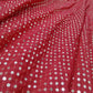 Jyoti Fashion Gorgeous Gajri Red 5MM Ton To Ton Red Thread Embroidery Faux Georgette Lehenga Choli with Dupatta | Swadesiicart