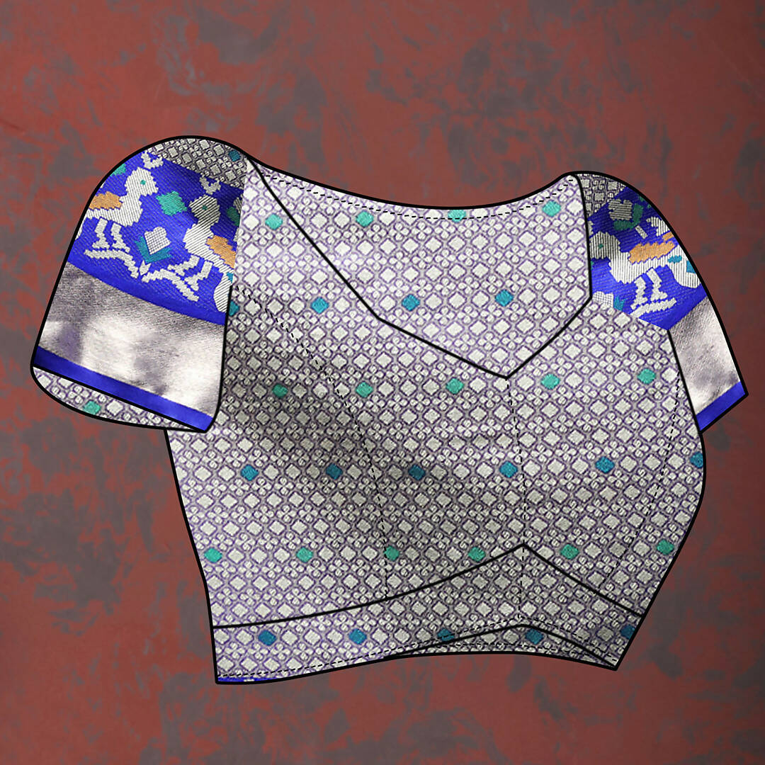 Lorenvalley Fashion Pink Organza Silk Woven Design with Meenakari Weaving Saree - Swadesiicart