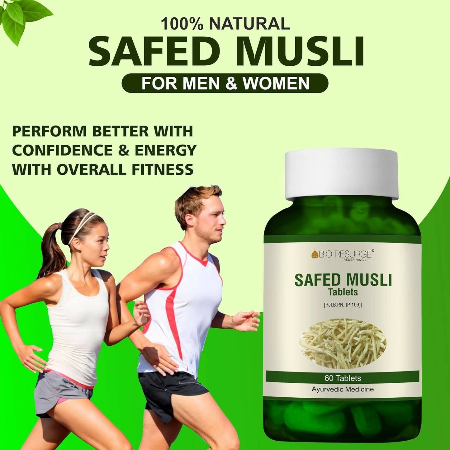 Bio Resurge Life Safed Musli Tablets - Swadesiicart