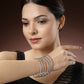 NVR Women's Set of 6 Silver-Toned German Silver Oxidised Bangles - Swadesiicart