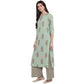NOZ2TOZ Women Light Green Cotton Kurta (1Pc) - Swadesiicart