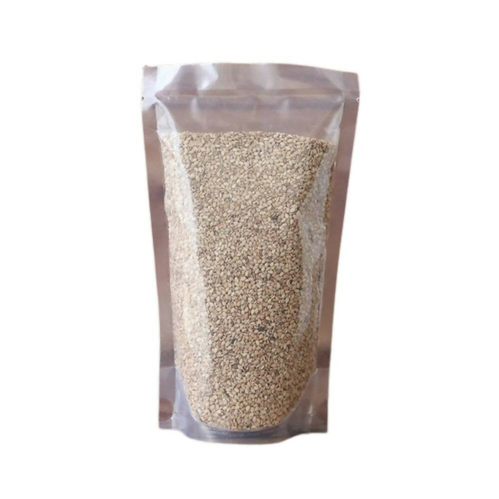 Satjeevan Organic White Sesame Seeds - Swadesiicart