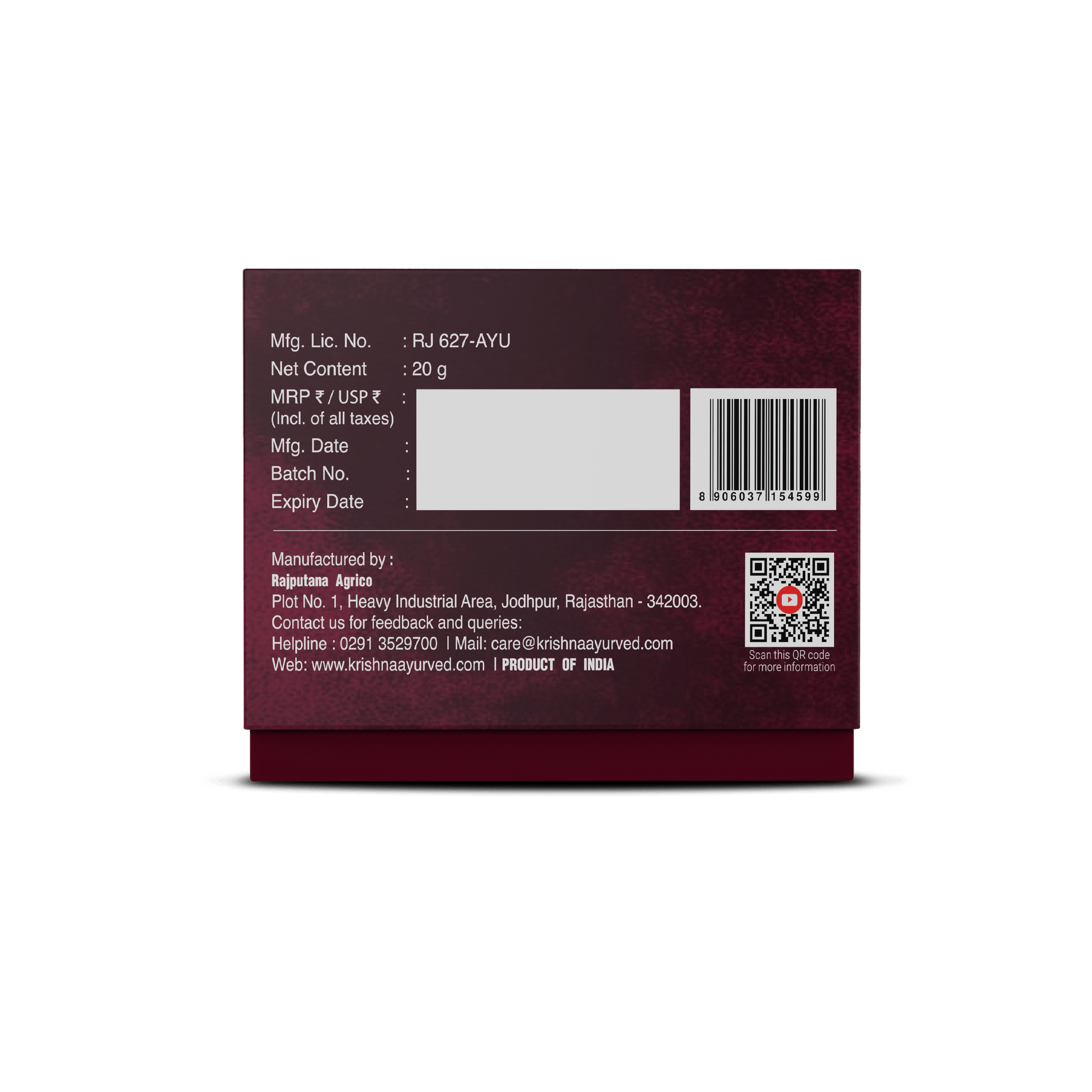 Krishna'S Herbal & Ayurveda Himalayan SJ Resin Women | Swadesiicart