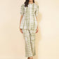 Janasya Women's Off White Cotton Tie & Dye Casual A-line Co-ords - Swadesiicart