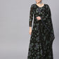 Ahalyaa Black Georgette Anarkali Kurta With Dupatta | Swadesiicart