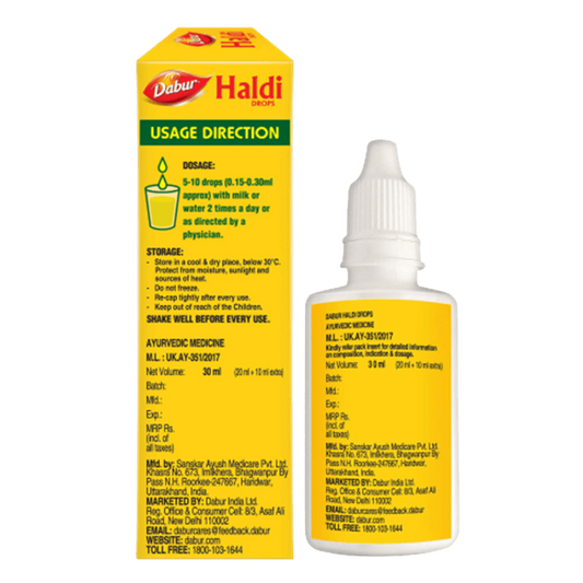 Dabur Haldi Drops Immunity Booster | Swadesiicart