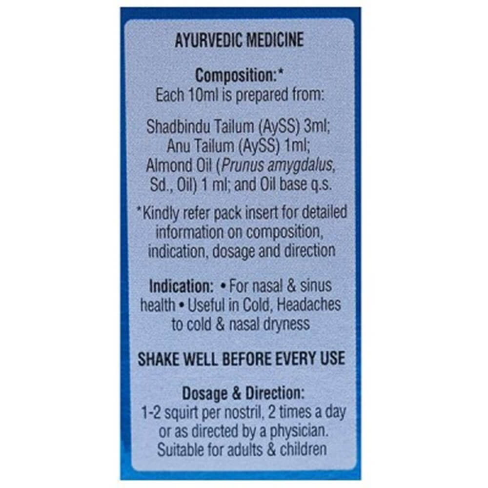 Dabur Nasal Drops Composition