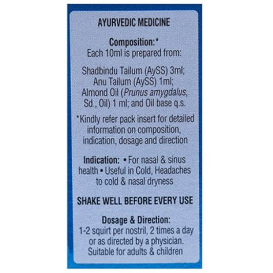 Dabur Nasal Drops Composition