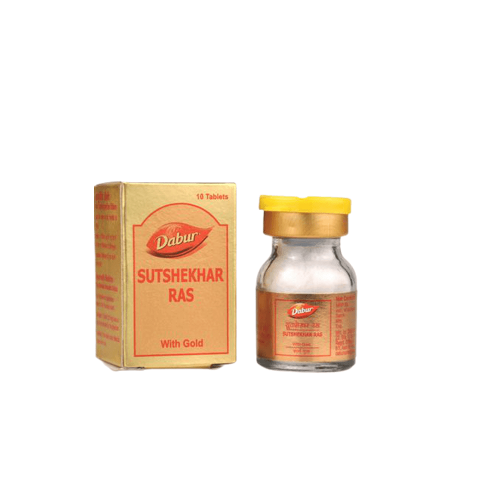 Dabur Sutshekhar ras with gold