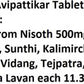 Dabur Avipattikar Tablets (Pack of 2) ingredients