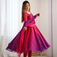 Lorenvalley Women Pure Soft Faux Georgette Colorful Padding Anarkali Kurta Pant With Dupatta Set - Darkpink - Swadesiicart