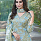 BulBul Fashionista Green Cotton Kurta Set with Dupatta - Swadesiicart