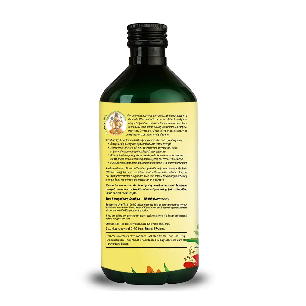 Dasamoolajeerakarishtam 15.2 fl oz (450 ml)