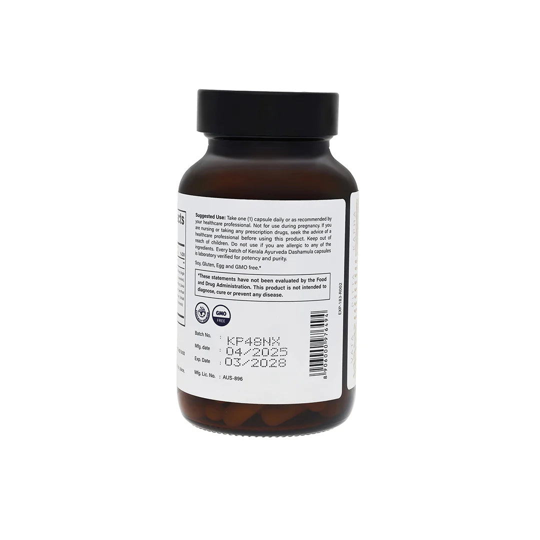 Dashamula - Eliminates Toxins and Supports Energy Flow (60 Veg Capsules)