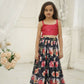 Aayaa Designer Embroidery Thread With Sequance Work Kids Lehenga Choli - Multi Color