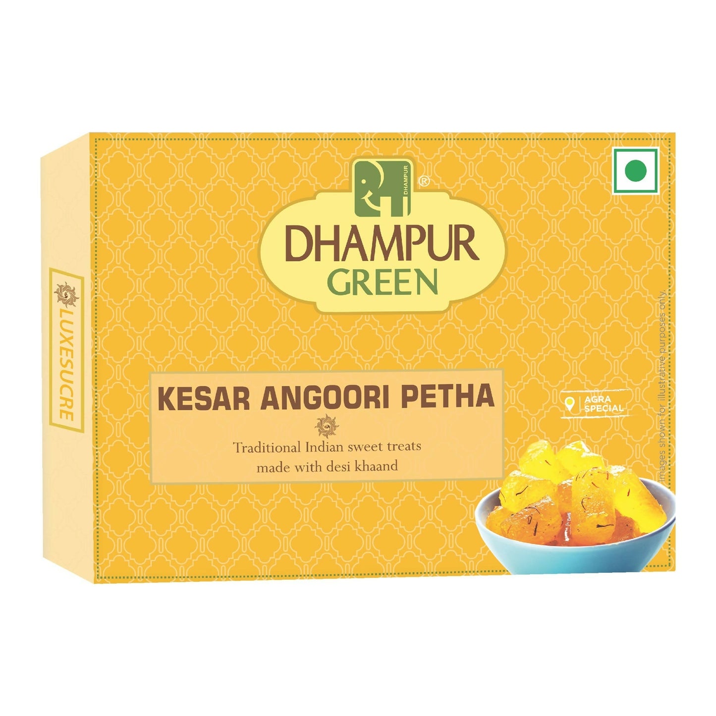 Dhampur Kesar Anguri Petha | Swadesiicart