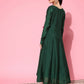 Ahalyaa Women's Traditional wear Ethnic Dress - Green | Swadesiicart