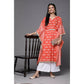 Ahalyaa Women's Traditional wear Kurta Set - Rust | Swadesiicart