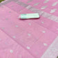 DEIANA'S Beautiful Designer Golden zari Soft Cotton Saree - Pink - Swadesiicart