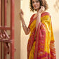 Shree Shyam Fashion Yellow Pochampally Silk Saree