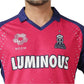 Rajasthan Royals Men Pink Typography Printed Half Sleeves Jersey IPL, T20 | Swadesiicart