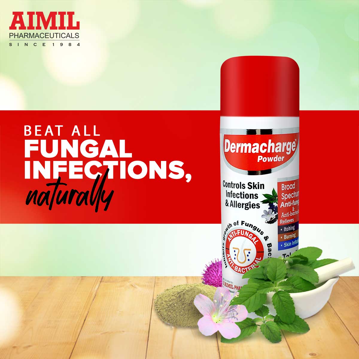 Aimil Dermacharge Powder | Swadesiicart