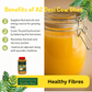 Healthy Fibres Desi Cow Ghee | Cultured Cow Desi Ghee | Premium & Certified Ghee - Swadesiicart