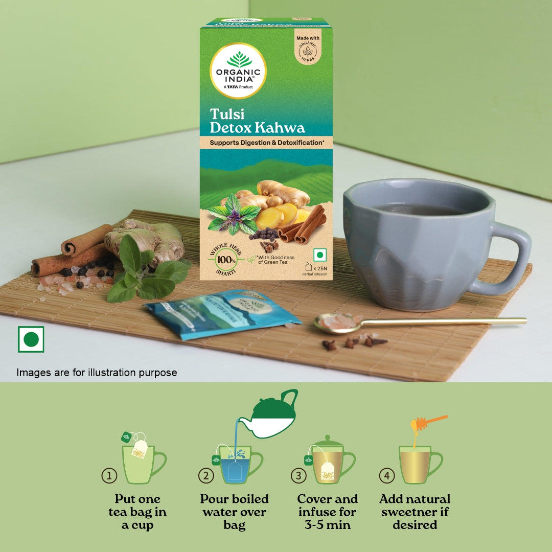 Tulsi Detox Kahwa & Moringa Powder Combo
