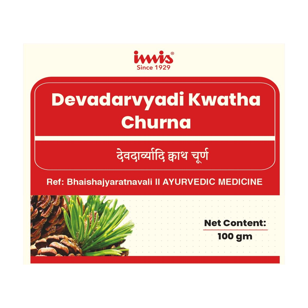 IMIS Ayurveda Devadarvyadi kwatha churna | Swadesiicart