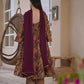 Aayaa Multi Cotton Silk Designer Full Flaired Printed Kurta Set with Dupatta