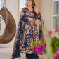 Aayaa Multi Cotton Silk Designer Full Flaired Printed Kurta Set with Dupatta