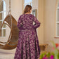 Aayaa Multi Cotton Silk Designer Full Flaired Printed Kurta Set with Dupatta