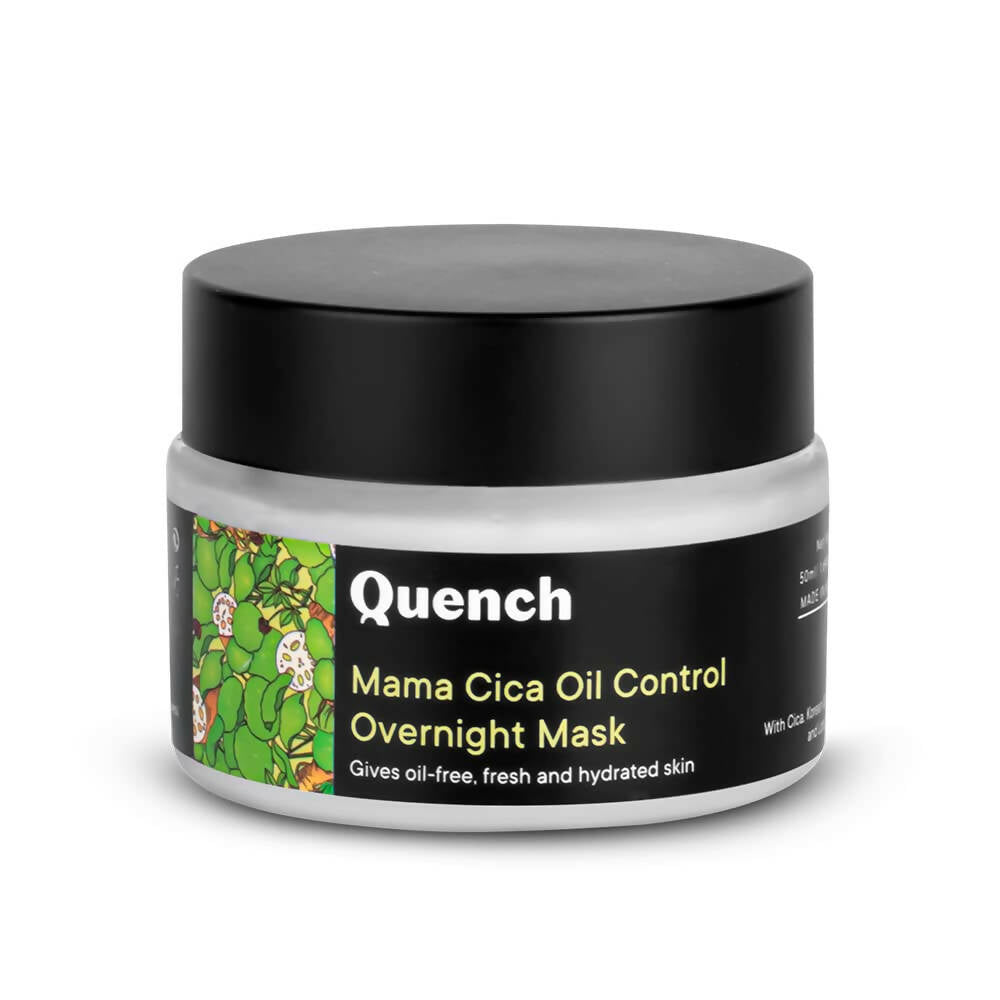 Quench Botanics Mama Cica Oil Control Overnight Mask - Korean Skincare | Swadesiicart