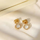Elephant Studs with Kundan Drops - Ruby Raang | Swadesiicart