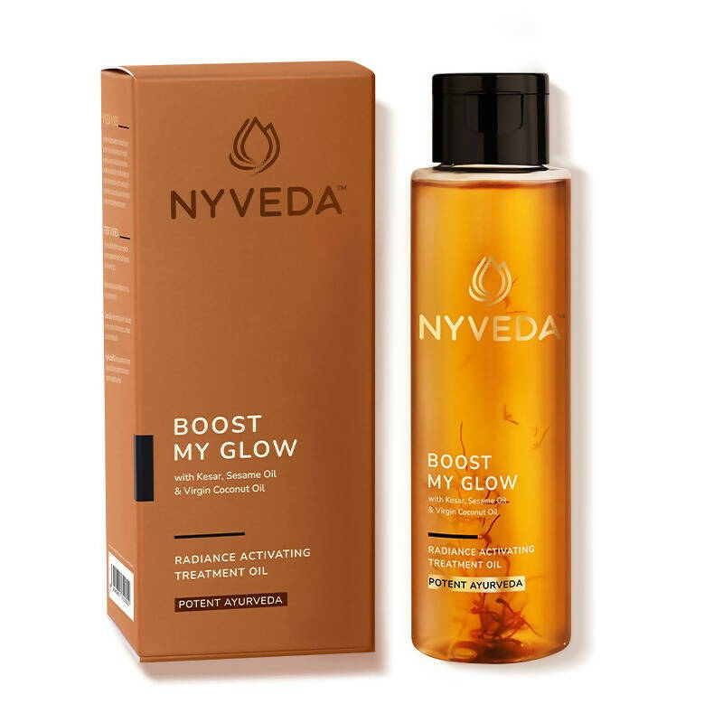 Nyveda Pre-bath Body Treatment Oil |Boost My Glow Radiance Activating | Swadesiicart