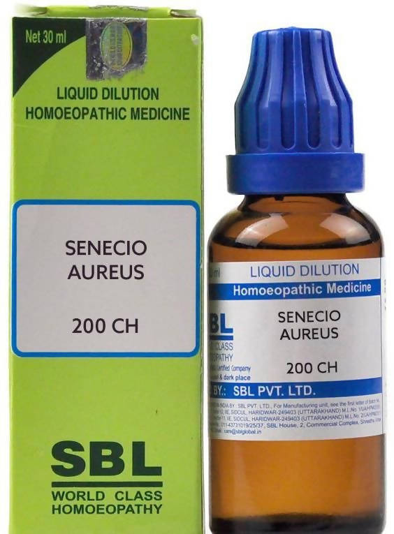 SBL Homeopathy Senecio Aureus Dilution | Swadesiicart