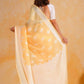 Vamsee Sikha Yellow Georgette Saree - Swadesiicart
