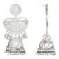Joban Fashion Women Ghungroo Style Silver Tone Jhumka | Swadesiicart
