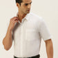 Ramraj Cotton Mens Half Sleeve Formal 100 % Cotton White Shirt | Swadesiicart