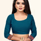 Vedant Vastram Litchi Silk Designer Banarasi Saree - Rama | Swadesiicart