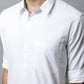 Even Apparels White Color Pure Cotton Solid Men's Kurta With Shirt Collar (SLD1203) | Swadesiicart
