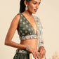 House of Panchhi Olive Chinon Sequins embroidery Lehenga choli & Dupatta | Swadesiicart