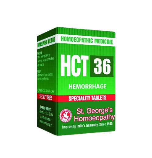 St. George's Homeopathy HCT 36 Tablets | Swadesiicart