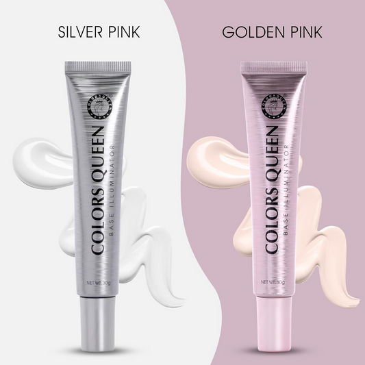 Colors Queen Base Illuminator Highlighter - Silver Pink - Swadesiicart
