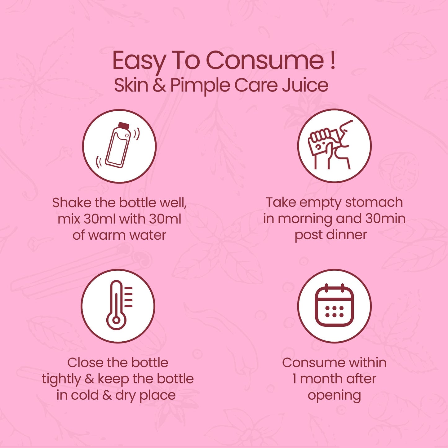 Krishna'S Herbal & Ayurveda Skin & Pimple Care Juice | Swadesiicart