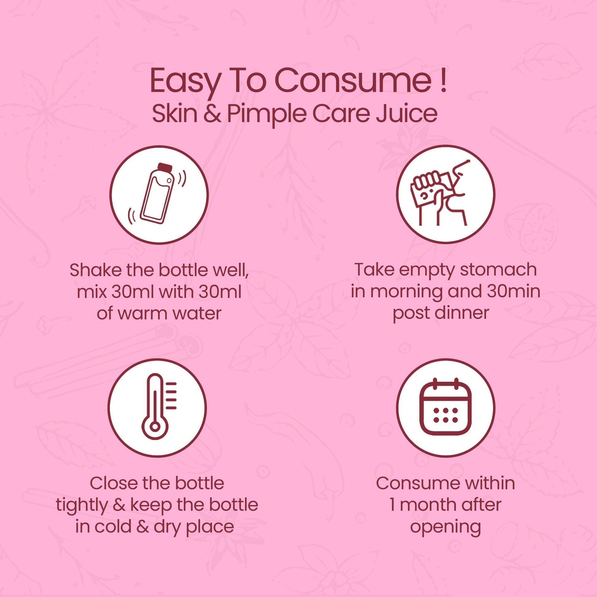 Krishna'S Herbal & Ayurveda Skin & Pimple Care Juice | Swadesiicart