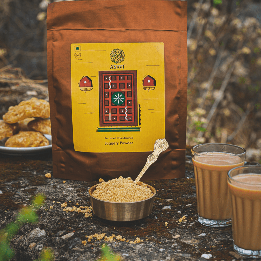 Asavi Natural Jaggery Powder - Swadesiicart