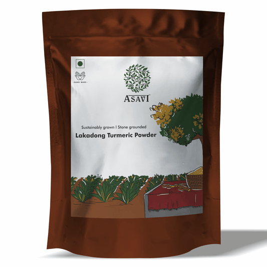 Asavi Stonemade Lakadong Turmeric Powder - Asavi