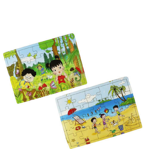 Matoyi Jigsaw Puzzles Combo ? Beach And Nature - FLF Enterprises